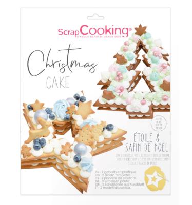 christimas cake (étoile et sapin de noel) 