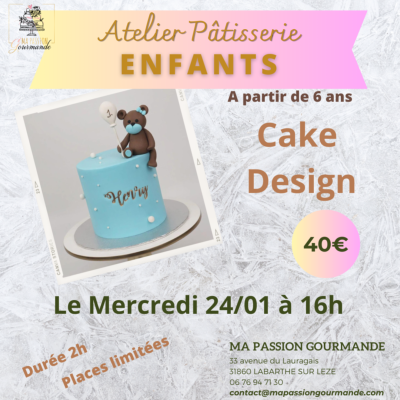 Atelier Pâtisserie Enfant - Cake Design