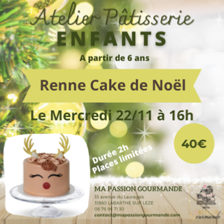 Atelier Pâtisserie Enfant - Renne Cake de Noël