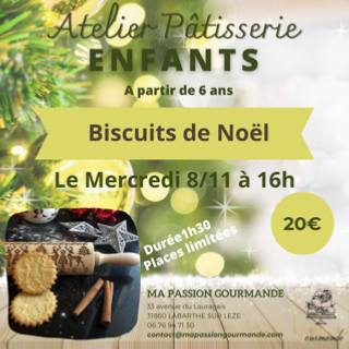 Atelier Pâtisserie Enfant - Biscuits de Noël