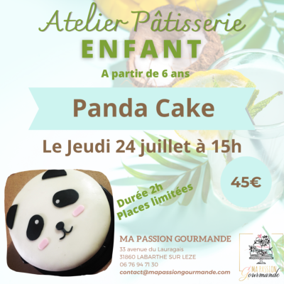 Atelier Pâtisserie Enfant - Panda Cake