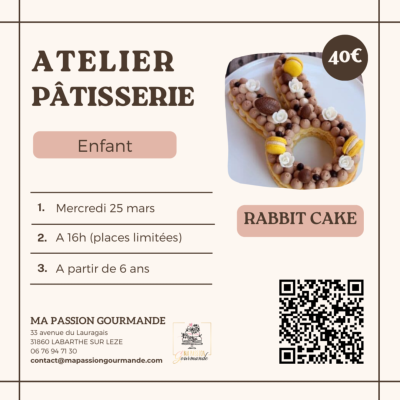 Atelier Pâtisserie -Enfant - Rabbit Cake
