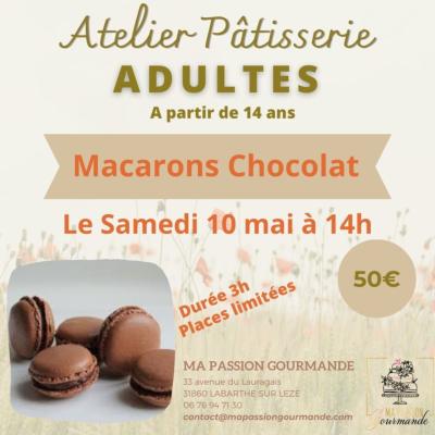 Atelier Pâtisserie Adultes - Macarons Chocolat